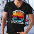 Father And Son Fishing Team Fathers Day Men V-Neck Tshirt