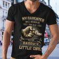 Father Grandpa My Daughter Will Never Be Too Old To Be Daddys Little Girl 61 Family Dad Men V-Neck Tshirt
