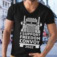 Freedom Convoy 2022 In Support Of Truckers Mandate Freedom Men V-Neck Tshirt