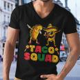 Funny Dabbing Taco Cinco De May Mexican Food V3 Men V-Neck Tshirt