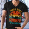 Funny Family Beach Summer Vacation Men V-Neck Tshirt