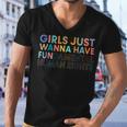 Girls Just Wanna Have Fundamental Rights V2 Men V-Neck Tshirt