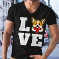 Love Corgis Welsh Corgi Puppy Dog Lover Novelty V2 Men V-Neck Tshirt