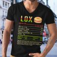 Lox Nutrition Facts Funny Christmas 12 Shirt Men V-Neck Tshirt