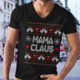 Mama Claus Christmas Ugly Sweater Men V-Neck Tshirt