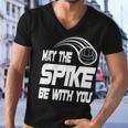 May The Spike Be With You Funny Volleyball Men V-Neck Tshirt