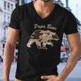 Mens Camouflage Daddy Bear Family Camo Hunting - Papa Bear Men V-Neck Tshirt Mens Camouflage Daddy Bear Family Camo Hunting - Papa Bear Men V-Neck Tshirt