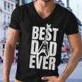Mens Funny Dads Birthday Fathers Day Best Dad Ever Men V-Neck Tshirt