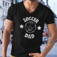 Mens Mens Soccer Dad Family Football Team Player Sport Father Men V-Neck Tshirt