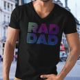 Mens Rad Dad 1980S Retro Fathers Day Men V-Neck Tshirt