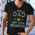 My Son Wears Combat Bootsproud 689 Shirt Men V-Neck Tshirt