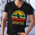 North Shore Beach Hawaii Surfing Surfer Ocean Vintage Men V-Neck Tshirt