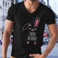Papa Bunny Funny Matching Easter Bunny Egg Hunting Men V-Neck Tshirt