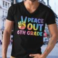 Peace Out 6Th Grade 2022 Graduate Happy Last Day Of School Men V-Neck Tshirt