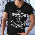 Pontoon Boat Anchor Captain Captoon Men V-Neck Tshirt