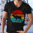 Retro Vintage Elk Men V-Neck Tshirt