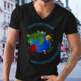 Save The Ocean Keep The Sea Plastic Free Men V-Neck Tshirt