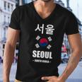 Seoul Kpop Korean Pop South Korea Gift Men V-Neck Tshirt
