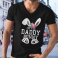 The Daddy Bunny Matching Family Happy Easter Day Egg Dad Men Men V-Neck Tshirt