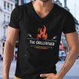 The Grill Father Bbq Fathers Day Men V-Neck Tshirt