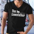 The Lawnfather Lawn Mowing Gardening Gardener Men V-Neck Tshirt
