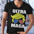 Ultra Maga Joe Biden Pro Trump Gift Men V-Neck Tshirt