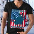 Ultra Maga Madafakas Cat American Flag Men V-Neck Tshirt