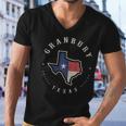 Vintage Granbury Texas State Flag Map Souvenir Gift Men V-Neck Tshirt