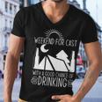 Weekend Forecast Camping With A Good 17 Shirt Men V-Neck Tshirt