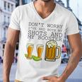 Beer Drinking Dont Worry Ive Had Both My Shots And Booster V2 Men V-Neck Tshirt