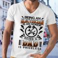 Being An Electrician Is An Honor Being A Dad Is Priceless Men V-Neck Tshirt