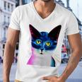 Cat Avatar Men V-Neck Tshirt