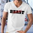 Certified Beast Athletic Workout Fitness 486 Trending Shirt Men V-Neck Tshirt