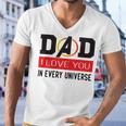 Dad I Love You In Every Universe Men V-Neck Tshirt