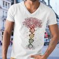 Dna Tree Life Funny Men V-Neck Tshirt