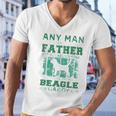 Dogs 365 Beagle Dog Daddy Gift For Men Men V-Neck Tshirt