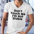 Dont Touch Me Im Not Stable Men V-Neck Tshirt