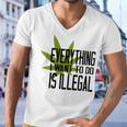 Everything I Want To Do Is Illegal V2 Men V-Neck Tshirt