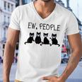 Ew People Meowy Cat Lovers 209 Shirt Men V-Neck Tshirt