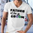 Father Of The Groom Wedding Collection Engagement Party Men V-Neck Tshirt