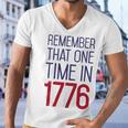 Fourth Of July Remember 1776 Funny 743 Shirt Men V-Neck Tshirt