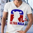 Funny Ultra Maga Gift For Americans Trump Biden Lover Men V-Neck Tshirt