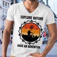 Go Explore Nature Have An Adventure Gift For Wilderness Camping Hiking Lovers Travel In The Wild Gift For Holidays Men V-Neck Tshirt