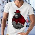 Gorilla Muscle Men V-Neck Tshirt