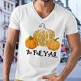 Happy Fall Yall Its Fall Yall Leopard Print Pump V2 Men V-Neck Tshirt