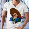 Hey V2 Men V-Neck Tshirt