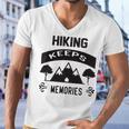 Hiking Keeps Memories Gifts For Who Loves Hiking Hunting V2 Men V-Neck Tshirt