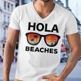 Hola Beaches Funny V2 Men V-Neck Tshirt