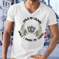 Hold My Crown While I Finish My Chemo V4 Men V-Neck Tshirt