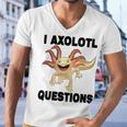 I Axlotl Questions Cute Axlotl Men V-Neck Tshirt